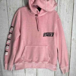 Pink American eagle hoodie